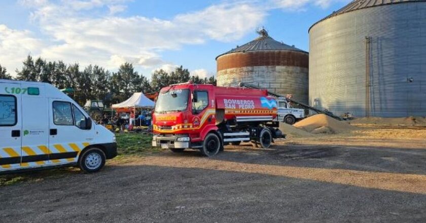 Muere un operario al caer en un silo de soja de una planta agroindustrial