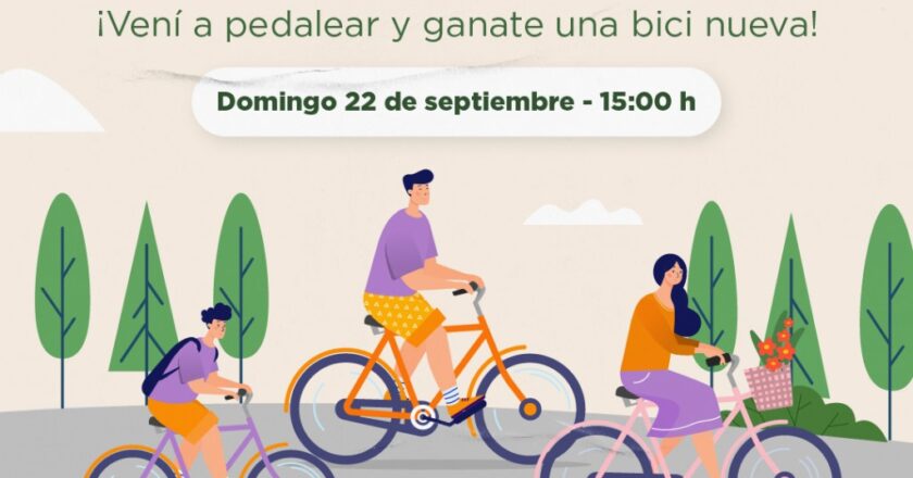 El domingo 22 hay ¡Bicicleteada de Primavera!