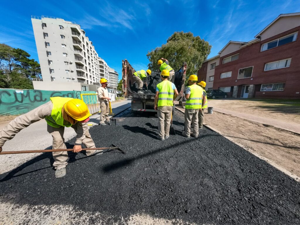 Inició obra de pavimentación en Totoras, entre Bunge y Jason