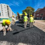 Inició obra de pavimentación en Totoras, entre Bunge y Jason