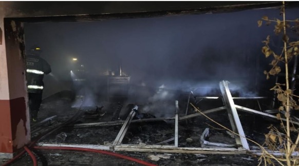 Dolores: Voraz incendio destruyó por completo una vivienda rural