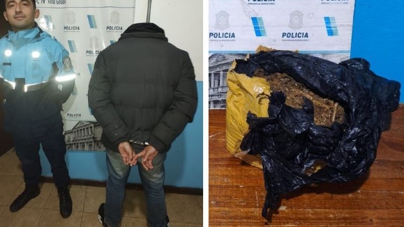 Villa Gesell: Lo tomaron como testigo para un allanamiento; tenia medio kilo de marihuana