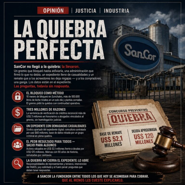 LA QUIEBRA PERFECTA