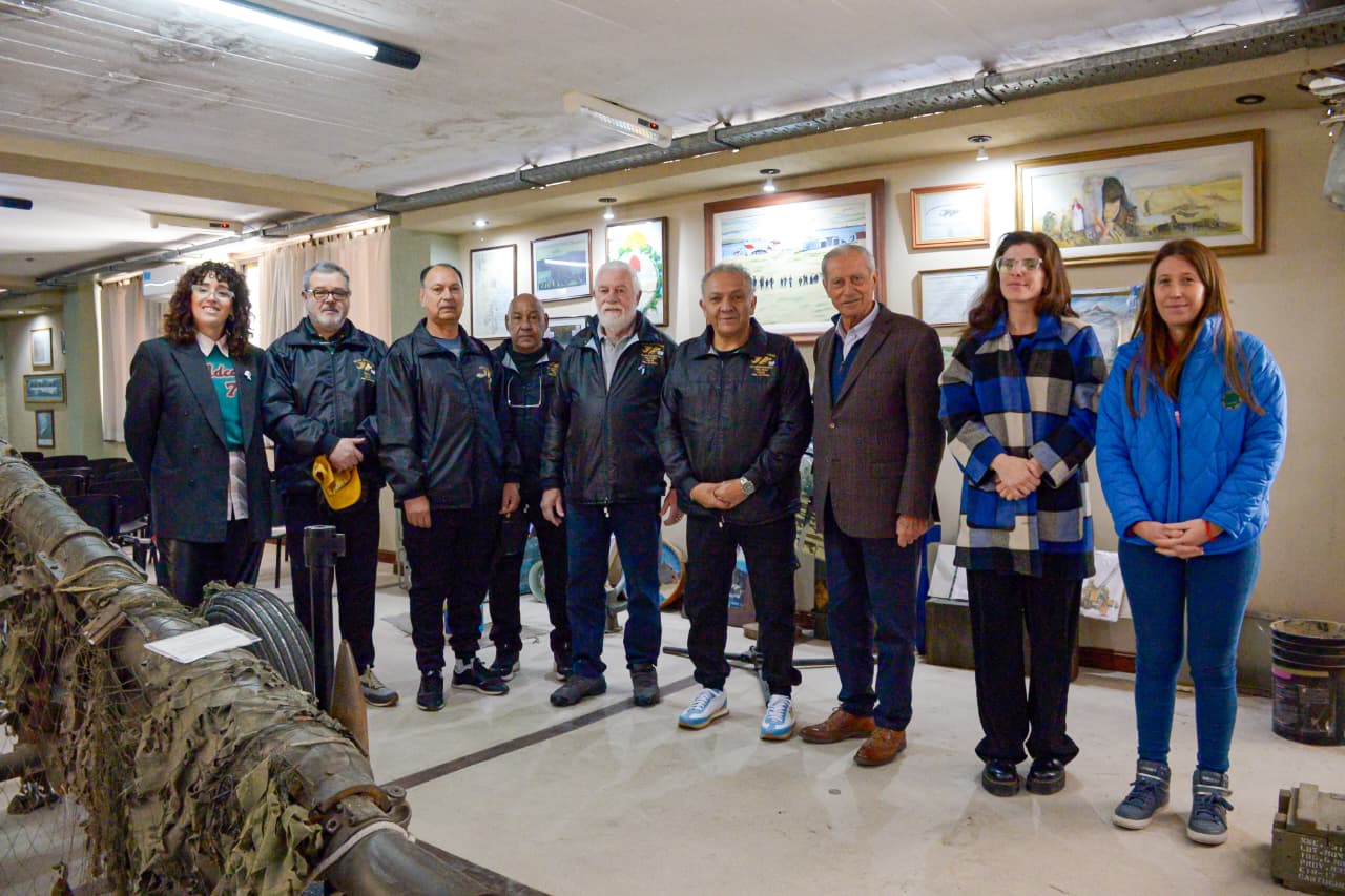 De Jesús recorrió el Museo Islas Malvinas y avanzan mejoras en el edificio